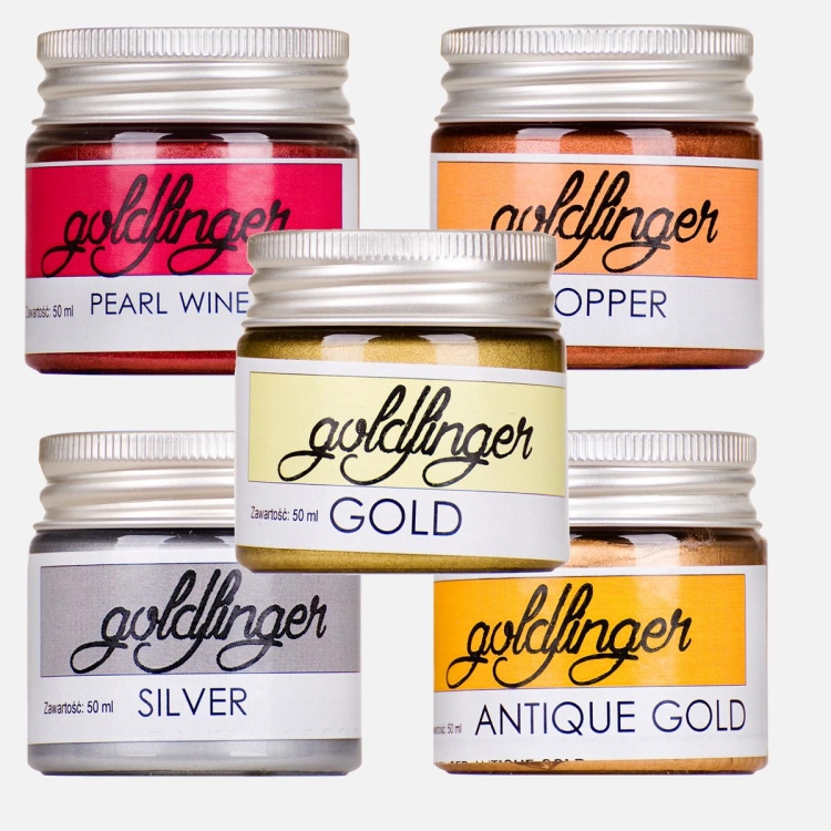 Goldfinger pasty pozłotnicze