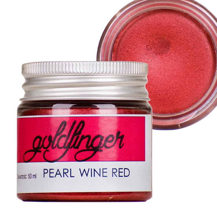 Goldfinger pasta pozłotnicza winna czerwień
